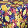 KEVKUS Oilcloth Tablecloth by the Meter C320 Fruit, Fruits and Berries for Garden or Kitchen, Selectable Shape: Rectangular, Round or Oval (Edge: Cut Edge, Unfinished), 140 x 260 cm Oval view 1