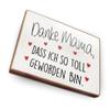 wood and color – Refrigerator Magnet with Saying | Handmade Beechwood Gift | “Thanks, Mom, for Making Me So Awesome” view 1