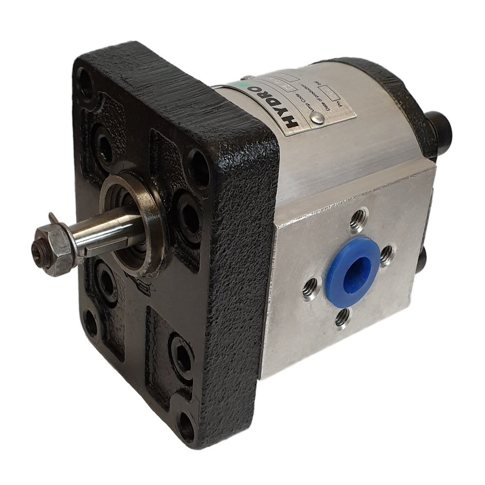 Hydraulic Gear Pump, Group 1 BG1, European Flange, Side Connections Type 2, 1:8 Tapered Shaft, Selectable Displacement 1–7.8 cc/rev, Right-Hand Rotation, Size 6.1 cc