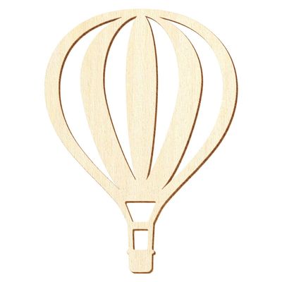 Wooden Hot-Air Balloon V2, 22 cm, Pack of 100