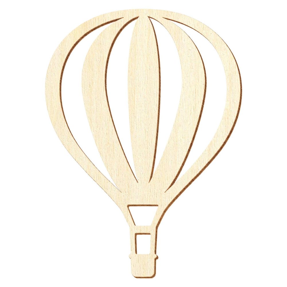 Wooden Hot-Air Balloon V2, 22 cm, Pack of 100