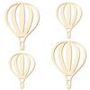 Wooden Hot-Air Balloon V2, 22 cm, Pack of 100 view 2