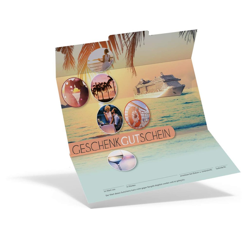 Pythagoras Travel Agency Gift Vouchers, 50 Foldable Vouchers