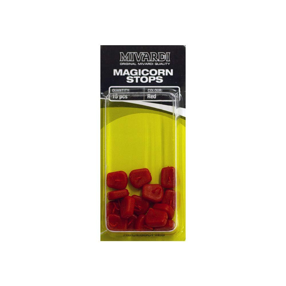 15 Fake Corn Kernels as Boilie Stoppers (Red)