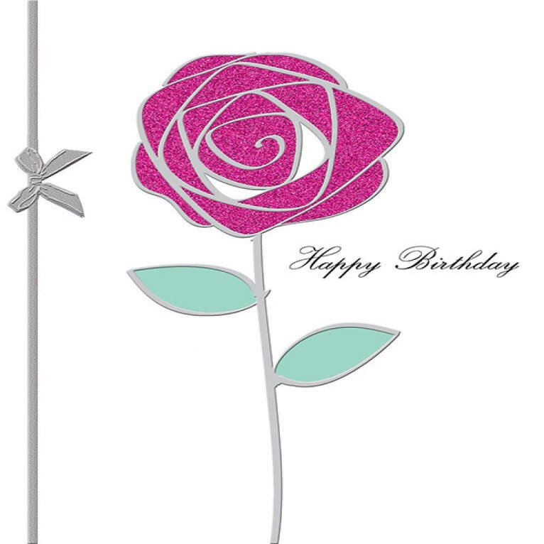 Modern Birthday Card 20.3 x 15.2 cm Piccadilly Greetings