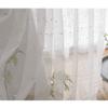 ZYY-Home Blackout Curtains, Pencil Pleat, Cotton Linen, 2 Panels, W135 x L244 cm view 1
