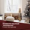 Moritz Wooden Nutcracker, Approx. 61 cm, Mango Wood, White and Gold view 3