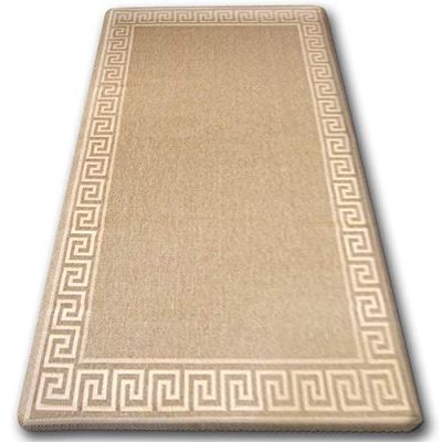 rugsx FLOORLUX Modern Sisal-Style Rug, Coffee/Maize, 160 x 230 cm