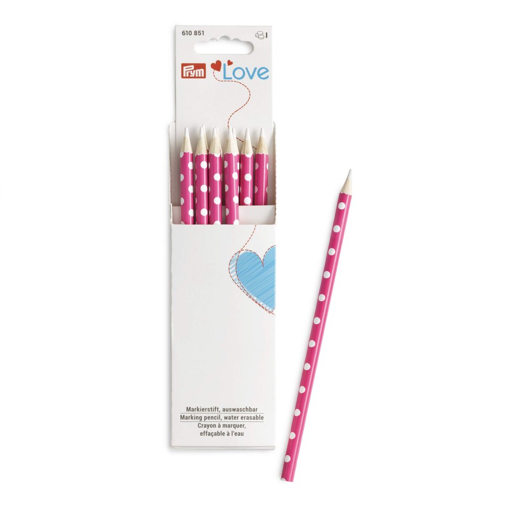 Prym Love Washable Marking Pens - Pink