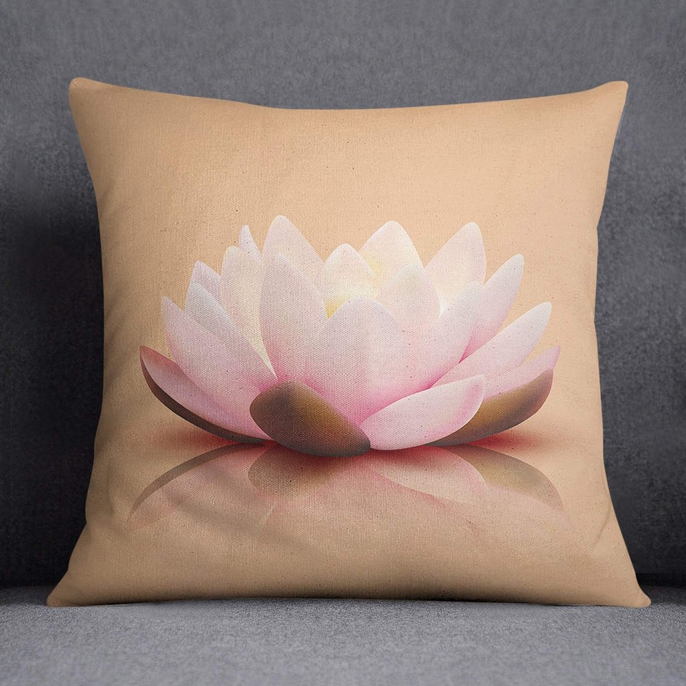 Le Jardin du Lin Cotton Cushion Cover, Multicolor, 45 x 45 cm