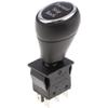 POFET Joystick Switch ON-OFF-ON, 6-Pin, Momentary, 125-250 V, 12-20 A view 3