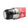 BEUSS Red Snow Cat Stainless Steel Insulated Water Bottle, Leakproof, Leather-Wrapped, 500 ml view 3