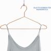 Amber Home 20-Pack 43 cm Metal Hangers, Rose Gold view 4