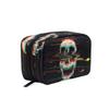 BKEOY Makeup Bag with Glitter Skull Pattern view 1