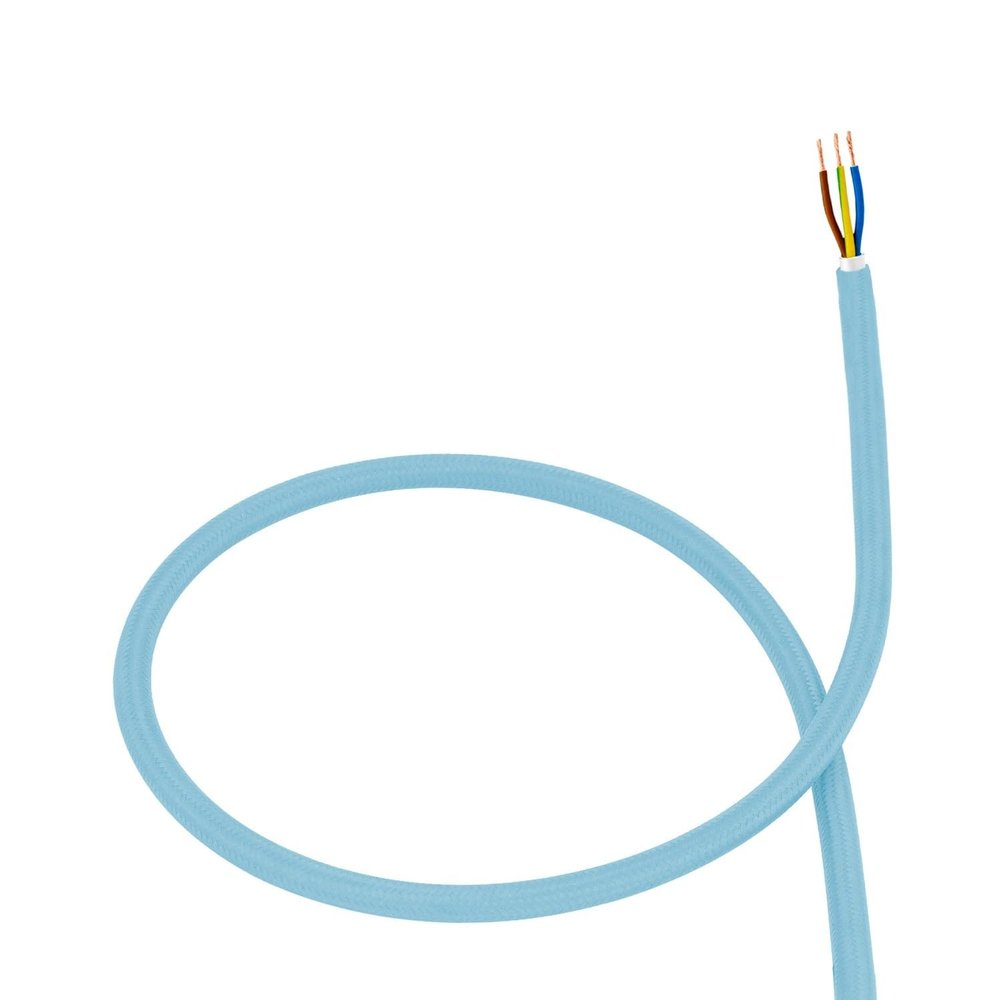 LEDKIA Blue Fabric Cable 6 m