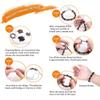 GEM-Inside Round Cat's-Eye Beads, 10 mm, for Jewelry Making, 38.1 cm view 3