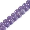 GEM-Inside Round Semi-Precious Cat's Eye Stone Beads for Jewelry Making, 8 mm, Purple view 2