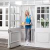 CHENG Magnetic Screen Door Curtain 135 x 220 cm, White view 2