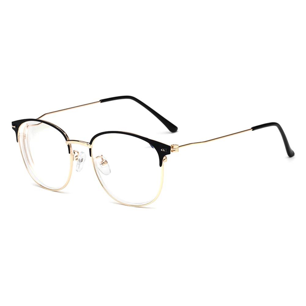 GEMSeven Retro Round-Frame Myopia Glasses for Women and Men