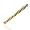 NO LOGO 10-Piece TiN-Coated 2-Flute Carbide CNC Router Bits, 3.175 mm Shank view 3