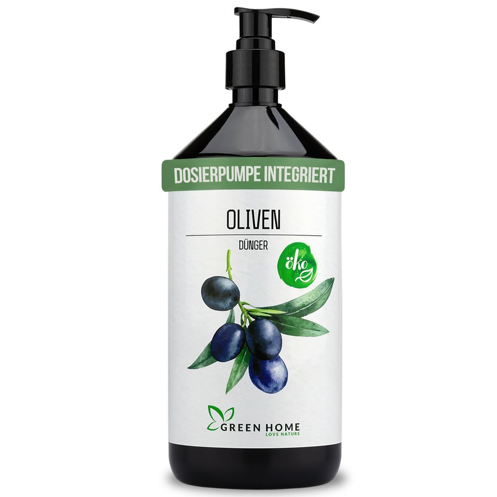 Green Home Love Nature Liquid Olive Tree Fertilizer, 1 Liter, with Dosing Pump