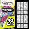 Crayola Wildflower Coloring Book, 40 Premium Coloring Pages for Adults, Gift view 4