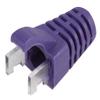 RJ45 Strain-Relief Boots, Purple, 100 Pieces view 1