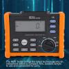 Akozon PM5910 RCD Loop Tester, Digital Resistance Meter view 3