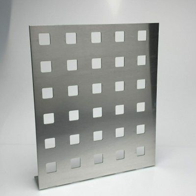Aluminum Al99.5 Perforated Sheet QG20-50, 2 mm, Custom Cut (1000 x 200 mm)