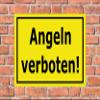 Melis-Folienwerkstatt No Fishing Sign 30x20cm - Drill Holes - 3mm Rigid Foam 20 VAR S00110-002-C view 2