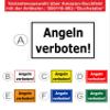 Melis-Folienwerkstatt No Fishing Sign 30x20cm - Drill Holes - 3mm Rigid Foam 20 VAR S00110-002-C view 3