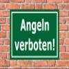 No Fishing Sign 15x10 cm - 3 mm Aluminum Composite, 20 Var. S00110-002-G view 2