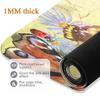 MNSRUU Foldable Travel Yoga Mat, Non-Slip, Butterflies and Flowers, 1 mm view 4
