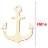 Wooden Anchor V2 – Decorative Crafting, 3–50 cm, Size: 26 cm, Pack of 100 view 3