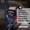 JACKSON SAFETY GPL500 Premium Safety Goggles with Removable Face Shield, Anti-Fog Clear Lens, Blue - 21000 view 2