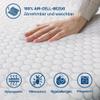 Antifungal Memory Foam Mattress Topper 170 x 190 cm, H3, 6 cm, Removable Cover view 2
