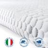 Antifungal Memory Foam Mattress Topper 170 x 190 cm, H3, 6 cm, Removable Cover view 3