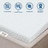 Antifungal Memory Foam Mattress Topper 170 x 190 cm, H3, 6 cm, Removable Cover view 4