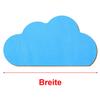 Light Blue Wooden Cloud V2, 3–50 cm, Craft Decoration, Size: 14 cm, Pack of 100 view 3