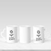 SpecialMe Personalized Heart-Handle Mug – Flower Line Drawing, “Thank You, Mom,” Custom Text, White view 2