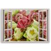 Feeby 3D Illusion Rose Canvas Wall Art, Multicolor, 90 x 60 cm view 2
