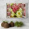 Feeby 3D Illusion Rose Canvas Wall Art, Multicolor, 90 x 60 cm view 3