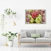 Feeby 3D Illusion Rose Canvas Wall Art, Multicolor, 90 x 60 cm view 4