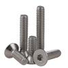 M2 M2.5 M3 M4 M5 M6 M8 Hex Flat-Head Socket Cap Screw, Hexagonal Metric Thread Countersunk Machine Screw, M2.5 × 45 mm (10 pcs) view 4