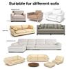 OKJK Stretch Sofa Cover, Universal Fit, Blue, 1 Seat view 2