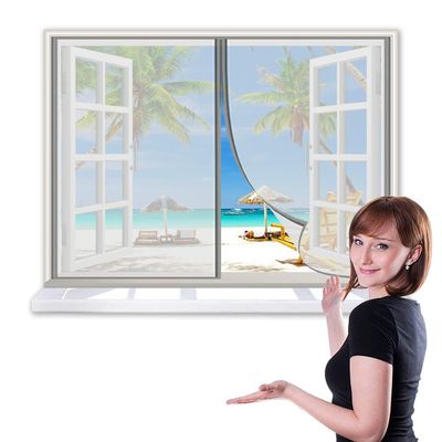 CHENG Magnetic Insect Screen Door, 160 x 175 cm, Gray