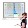 CHENG Magnetic Insect Screen Door, 160 x 175 cm, Gray view 1