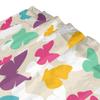 Alaza Butterfly 003 Shower Curtain, Flamingo and Pink Plumeria, Waterproof Polyester, 183 x 183 cm view 3