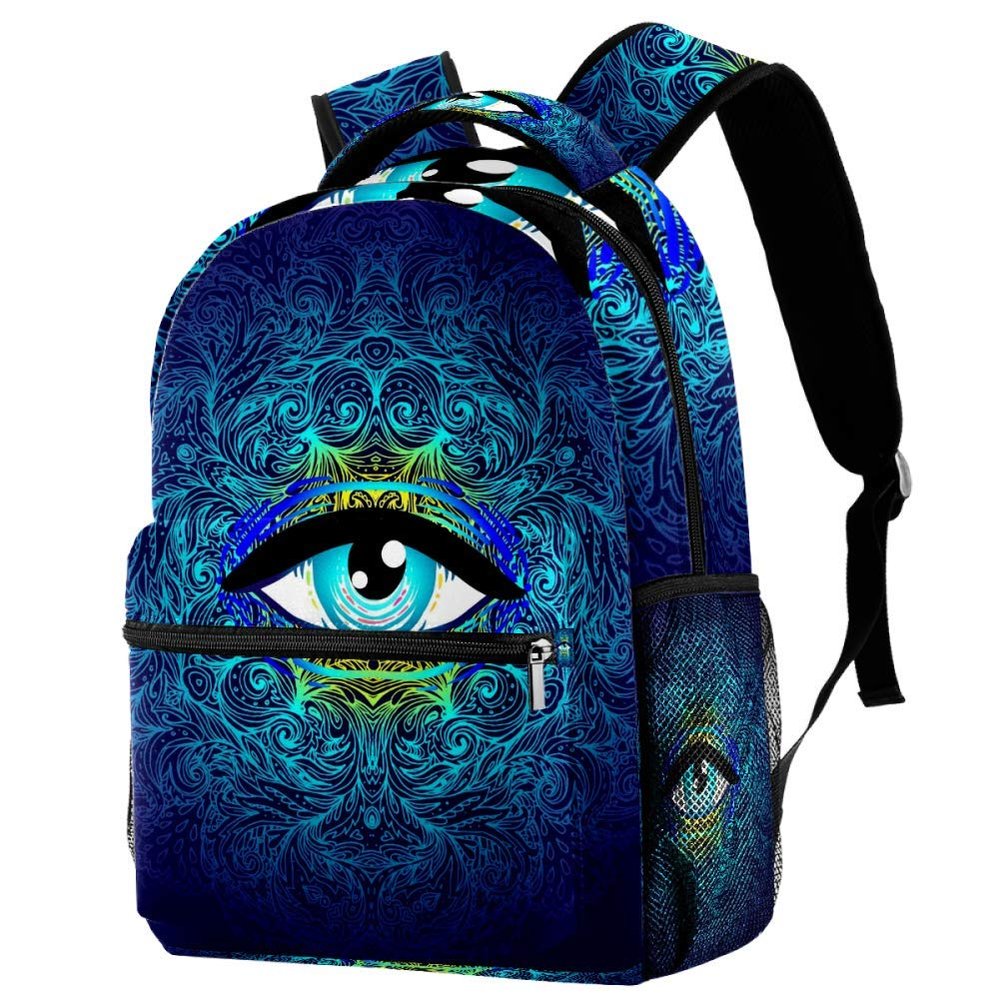 LORVIES Geometric Symbol Casual Backpack