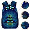 LORVIES Geometric Symbol Casual Backpack view 3